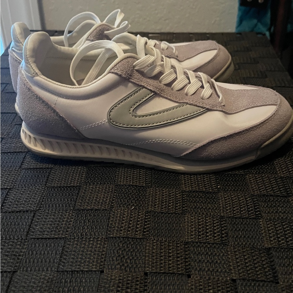 Tretorn White and sage green Sneakers